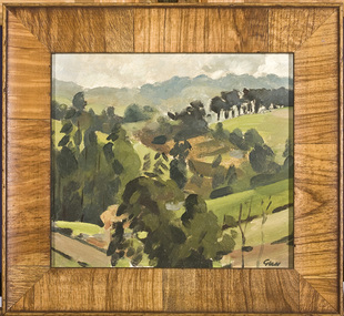 Painting: Peter GLASS (b.1917 - d.1997 AUS), Park Orchard