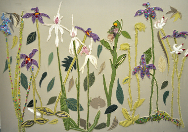 Mixed Media: ANONYMOUS, Untitled (floral arrangement)