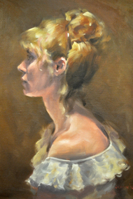 Painting: Hilary JACKMAN (b.1943 Melb. AUS), Glenda