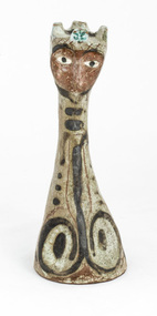 Ceramic, Gus McLaren, Queen Pepper Shaker, c1950s