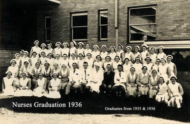 Nurses Graduation, 1936, Ballarat Base Hospital
