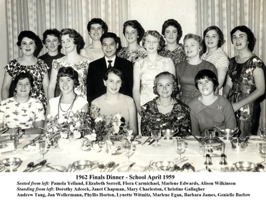 Finals Dinner, 1962, Ballarat Base Hospital