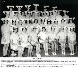 Graduation, 1971, Ballarat Base Hospital