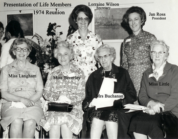 League Reunion 1974, Presentation of Life Members, Ballarat Base Hospital