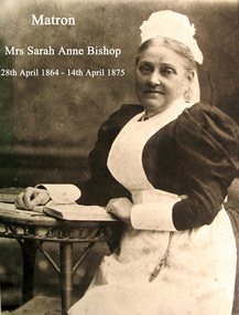 Matron Sarah Anne Bishop, 1864-1875, Ballarat Base Hospital