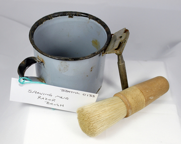 Shaving Mug, Razor & Brush