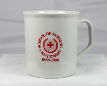 Mug_ School of Nursing Centenary, 1888-1988, Ballarat