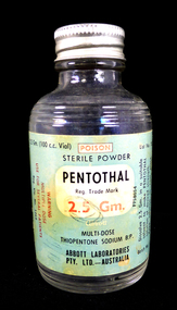Pentothal Bottle