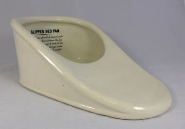 Ceramic Slipper Bedpan