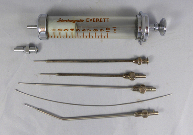 Gabriels Syringe, 4 Needles, 1 Connector, 1 Stillett