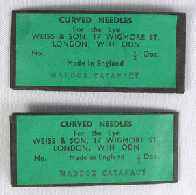 Maddox Cataract Curved Needles, 1/2 Doz