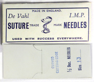 De Vahl Suture Needles
