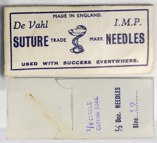 De Vahl Suture Needles