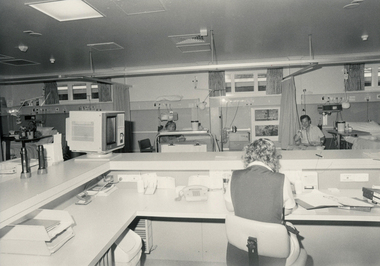 1982?, ICU Nurses Station