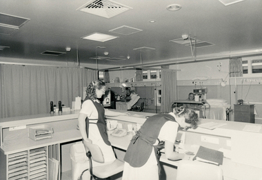 1982?, ICU Nurses Station