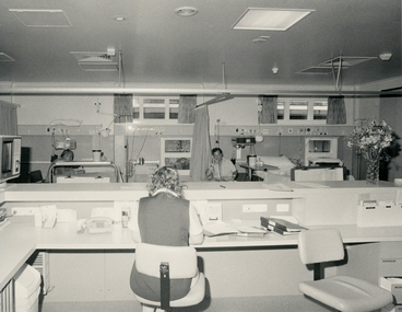 1982?, ICU Nurses Station