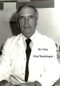 Dr I C Goy, Chief Pathologist, 1980's
