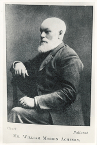 1903/05, Mr William Morrin Acheson, from Cyclopedia of Victoria Vol II, Latrobe Library Melb,  in Sovereign Remedies Book