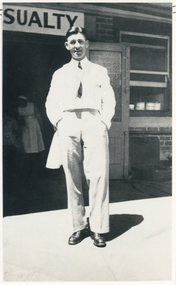 Bill Sorrell, Pathology Technican, Outside Casualty, in Sovereign Remedies Book