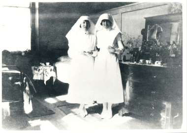 c.1922, Sr Fitzgerald (left) & Mary Kirkland - in Sovereign Remedies