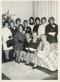 April 1959 Finalists Dinner 1962: Guests - Miss Jane Beverley, Matron J M Langham & Sister Porter, tutor