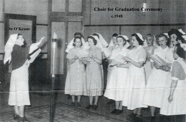 Choir Practice for Graduation - Phil O'Keane the conductress