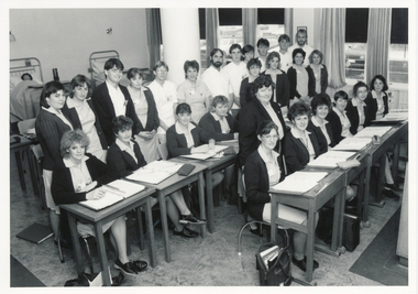 1985/08/05 Last Training School at BBH.  85B, Principal Tutor Margaret Stevens