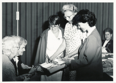 Mary Helen Auxiliary - Presentation, Miss Glover, Sr Jackson (Theatre), Mrs Buchanan - Secretary, Miss P Twaits
