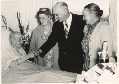 Mrs Eagleston 100th Birthday - former Matron
