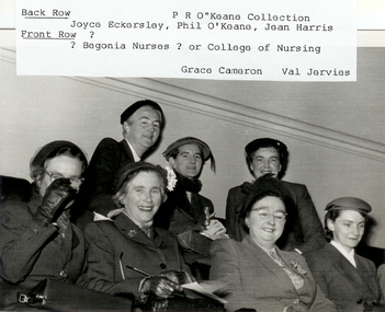 Joyce Eckersley, Phil O'Keane, Jean Harris & others, BBH