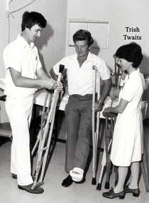 Casualty, Adjusting Crutches, Sr P Twaits