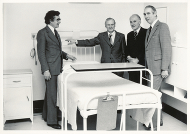 Mr Macaulay, Dr Alexander, Mr Cochran - President Board of Management, (L to R)