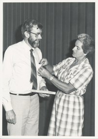 Dr Thompson, Mrs Fiskin - President Board of Management