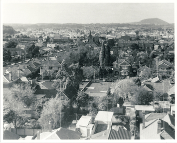 View taken from Yuille House roof - Mr W Gray, August 1988