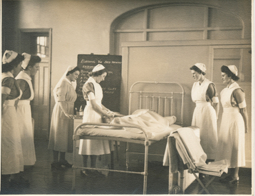 Nurse Brown, 1949, Alfred Wing, PTS School, Sr Jean Harris & Nurse Eileen Tori