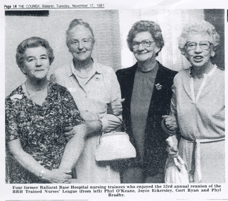 Courier Nov 17th 1981 -  53rd Reunion