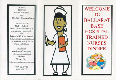 Reunion Dinner, 2008, Menu, at Midlands Golf Club