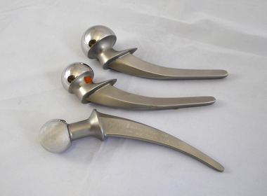 F R Thompson Hip Prosthesis x 3, Zimaloy