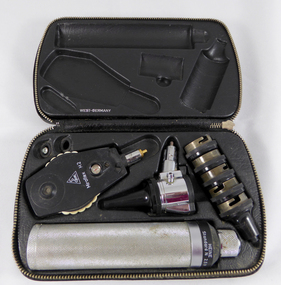 Dr Philip Griffiths - Auroscope, Ophthalmoscope in black zippered case