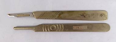 Dr Philip Griffiths - 2 x Scalpel Handles, 1 x with Blade