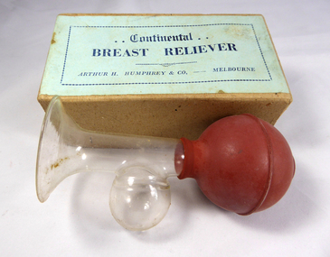 Continental Breast Pump, Arthur H Humphrey & Co Melbourne, Boxed