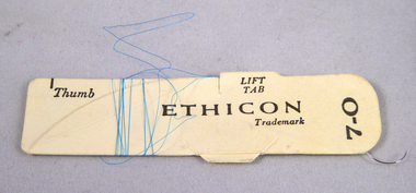 Ethicon 7.0, Suture Thread with Needle Attached