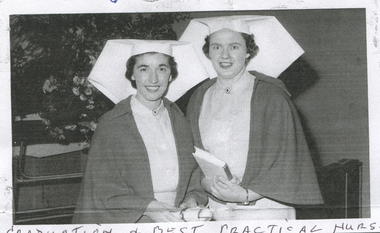 Joan Richardson (nee Righetti) - Commenced Training Oct 1954 - Best Practical Nurse, 3rd year & Silvey Memorial Prize, 4th year