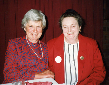 Reunion c.1995 _ Winsome Menadue & Frances Cory (nee Meikeljohn)