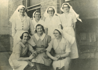Midwifery Staff, Eildon House - c. late 1930's