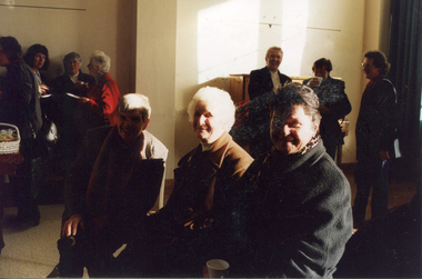 Last Afternoon Tea, Baxter Lounge, ground floor of Nurses Home_ 18 July 1999_prior to demolition of Nurses Home