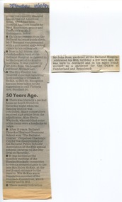 Ballarat Courier - John Ross, hospital gardener - planted rhododendron in 1860's