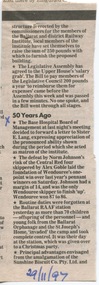 Ballarat Courier - Sr Ellice Lang, acting Matron, appreciation from BBH Board, 1940s