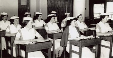 Kathleen Hogan, commenced November 1953,  x 3 photos - Finalists & 45 year Reunion