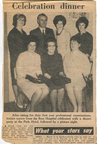 Fream Collection - School July 1963 (63C)_1st Pros Dinner & Finals Dinner_photo & newspaper